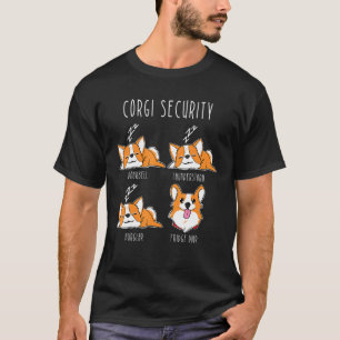 T-shirt Corgi Sécurité Corgi Chien Humour