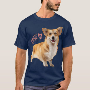 T-shirt Corgi Shirt Love Est Chien Maman Papa Tee Puppy Pe
