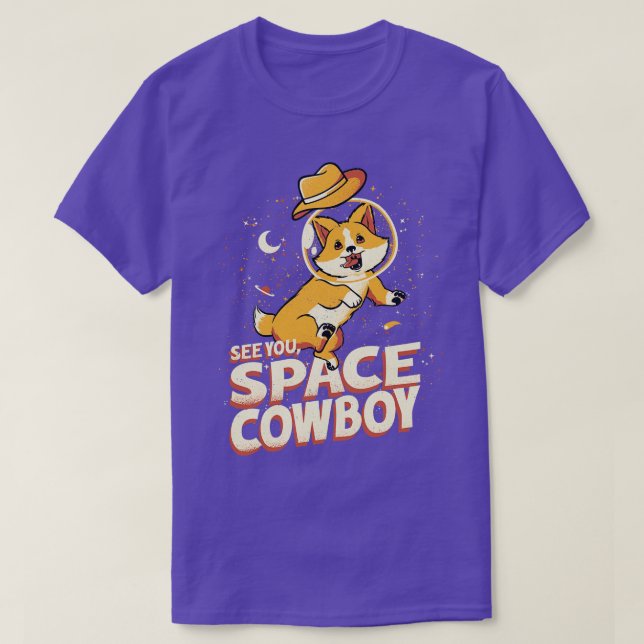 T-shirt Corgi Space Cowboy par Tobe Fonseca (Design devant)