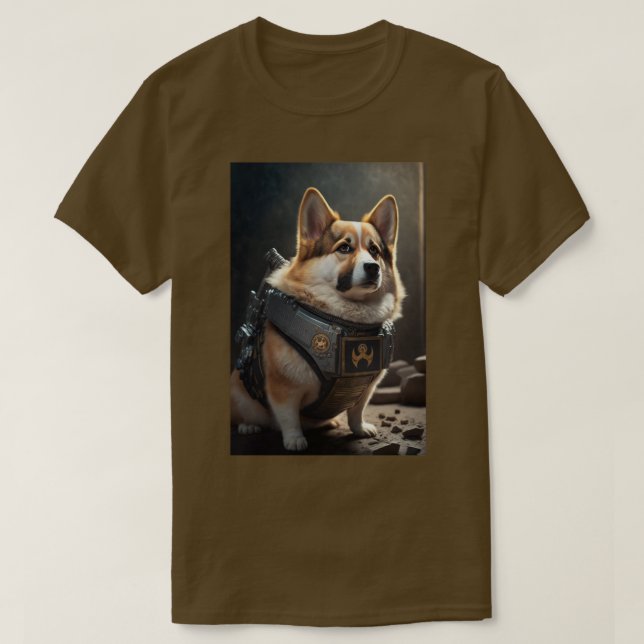 T-shirt Corgi Space Marine (Design devant)