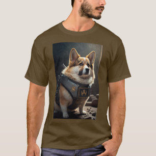 T-shirt Corgi Space Marine
