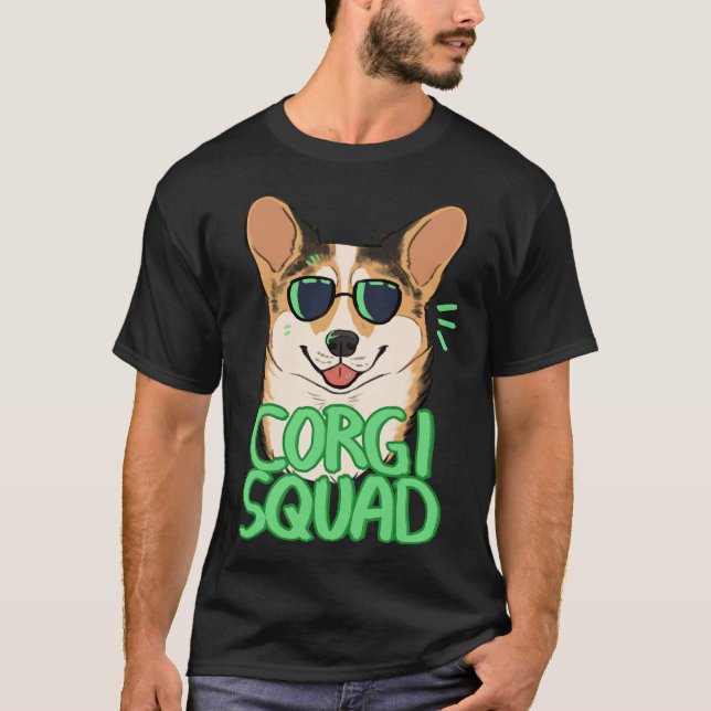 T-shirt Corgi Squad Sable (Devant)