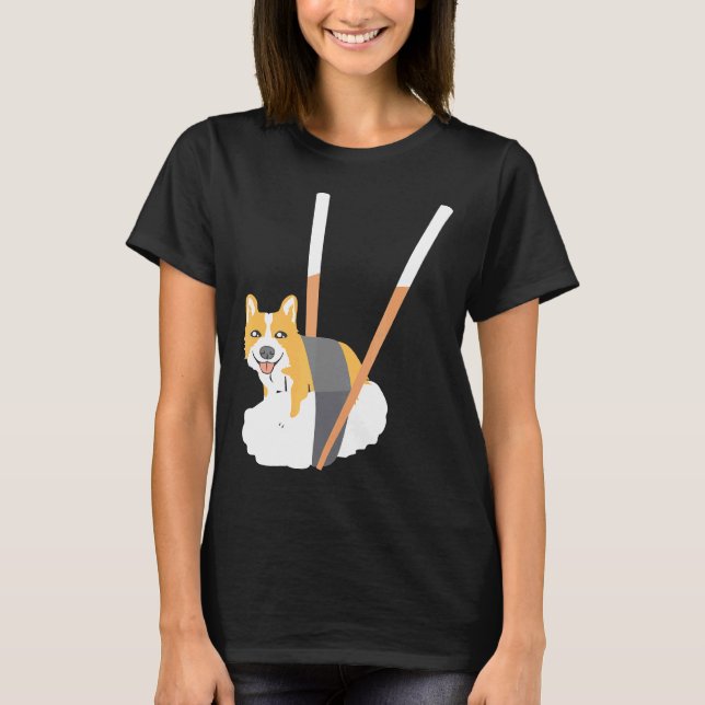T-shirt Corgi Sushi Corgi Sushi (Devant)
