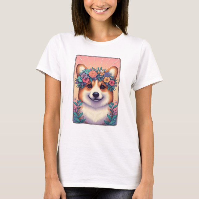 T-shirt Corgi Tarot (Devant)