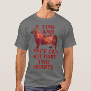 T-shirt Corgi Temps Et L'Espace Ne Peuvent Pas Faire Parti