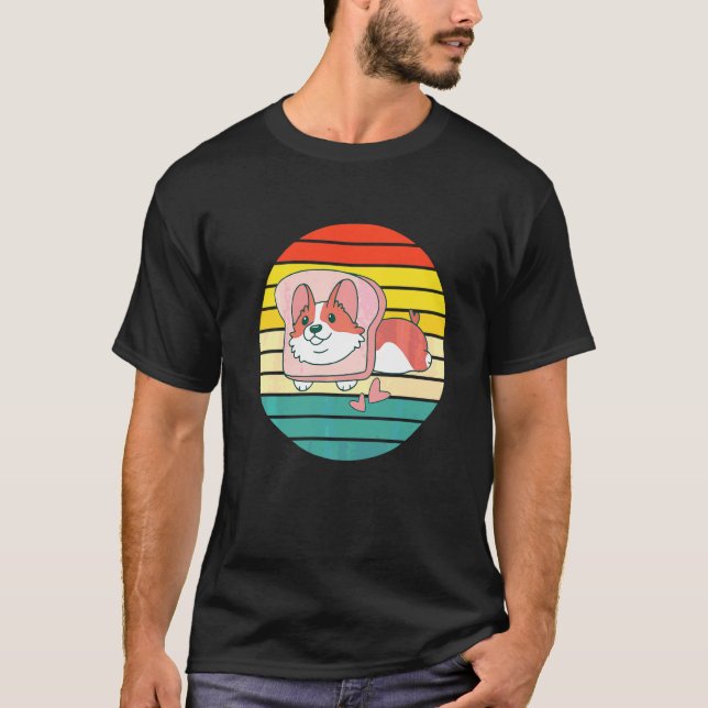 T-shirt Corgi Toast Mignon (Devant)
