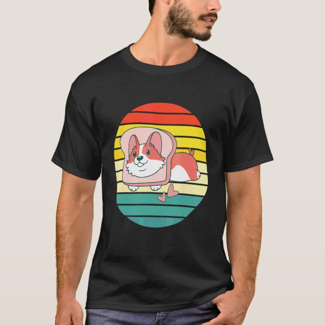 T-shirt Corgi Toast Mignon (Devant)