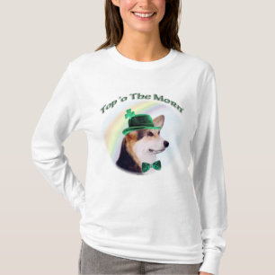 T-shirt Corgi Top of the Morn'; Corgi St. Patrick's day