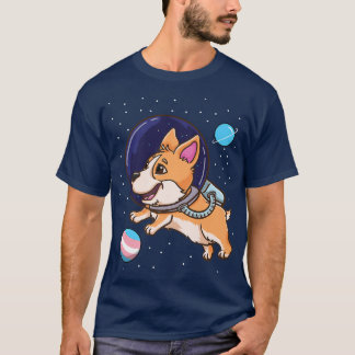 T-shirt Corgi transgenre dans l'espace Trans Pride1333