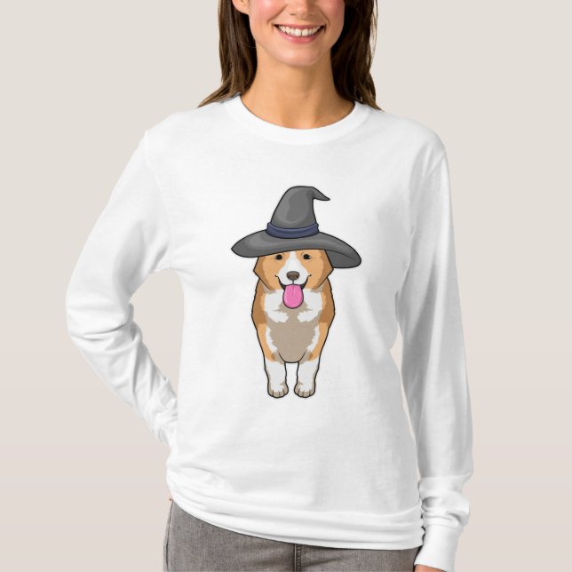 T-shirt Corgi Witch (Devant)