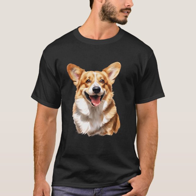 T-shirt Corgi x Pembroke Welsh Corgi Chien (Devant)