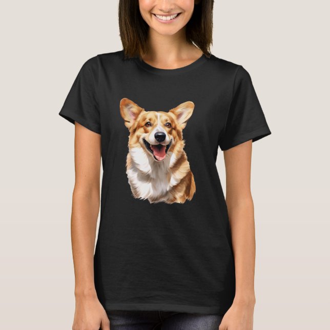T-shirt Corgi x Pembroke Welsh Corgi Chien (Devant)
