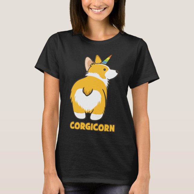 T-shirt Corgicorn essentiel (Devant)
