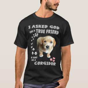 T-shirt Corgidor Puppy Cockerpoing Maman Corgi Cab Papa Cu