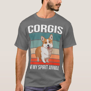 T-shirt Corgis sont mon esprit animal chien propriétaire W