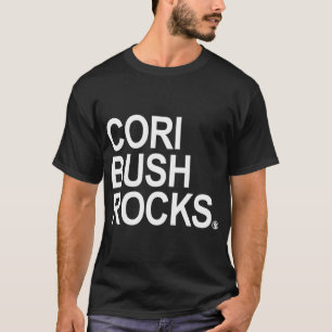 T-shirt Cori Bush CORI BUSH ROCKS - Poing BLM