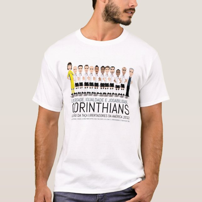 T-shirt Corinthians - Champion des Libérateurs 2012 (Devant)