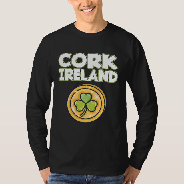T-shirt Cork Ireland  Saint Patrick s Day Historical City (Devant)