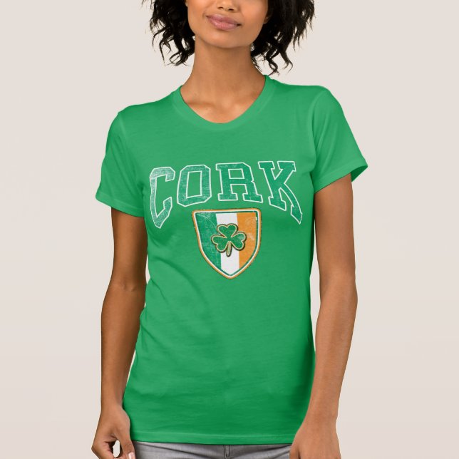 T-shirt CORK Irlande (Devant)