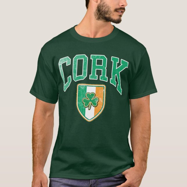 T-shirt CORK Irlande (Devant)