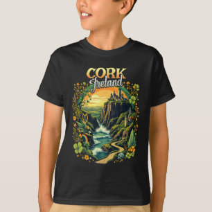 T-shirt Cork Irlande Voyage Vacances Voyage Souvenir Irlan