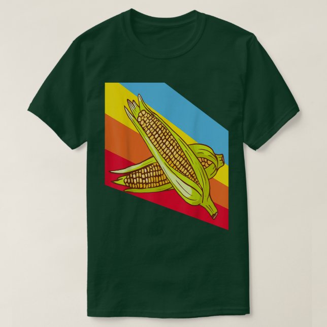 T-shirt Corn Corncob Maize Légumes Alimentation Vegetaria (Design devant)