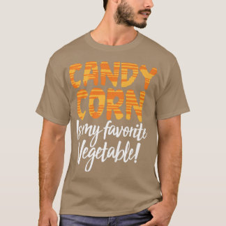 T-shirt Corn De Bonbons Est Mon Légumes Favoris Funny Hall