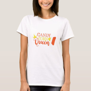 T-shirt Corn de bonbons Reine Funny mignonne Halloween