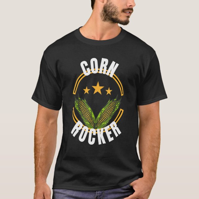 T-shirt Corn farmer corn rocker (Devant)