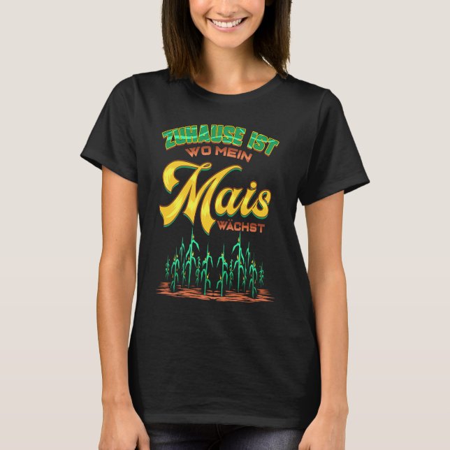 T-shirt Corn Farmer,  for Farmer, Village, Farm (Devant)