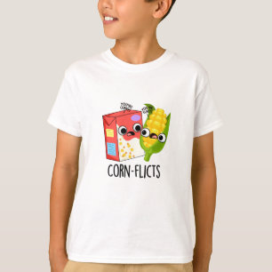 T-shirt Corn flicts Funny Cornflake Corn Pun