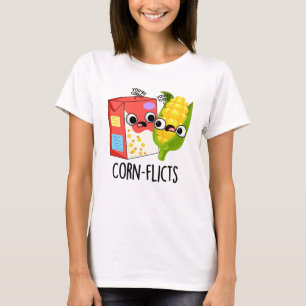 T-shirt Corn flicts Funny Cornflake Corn Pun
