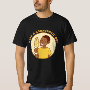 T-SHIRT CORN KID MEME ONT UNE JOURNÉE CORNTASTIQUE