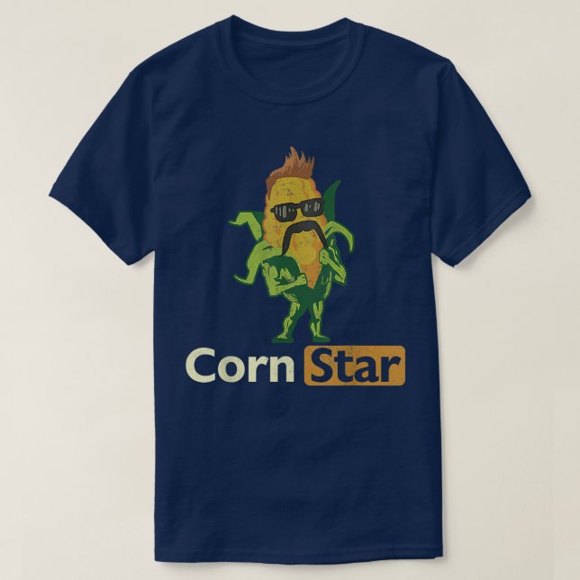 T-shirt Corn Star Funny Farmer Mème (Design devant)