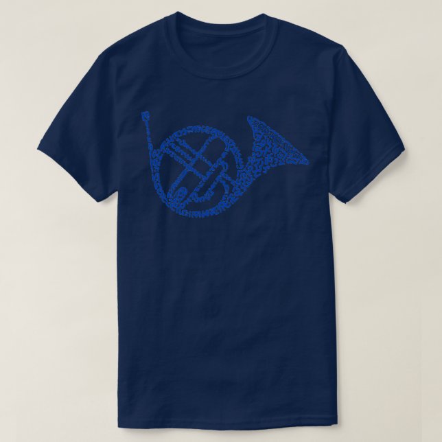 T-shirt Corne bleue (Design devant)