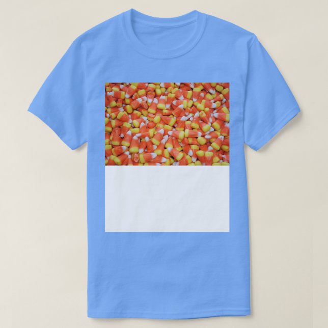 T-shirt Corne de bonbons d'Halloween (Design devant)