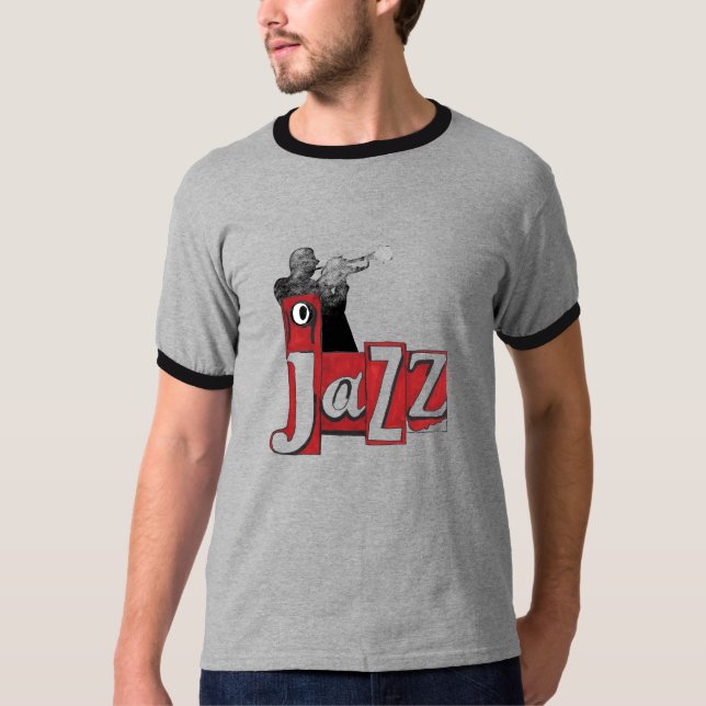 T-shirt corne de jazz (Devant)