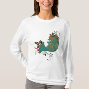 T-shirt Corne française arc-en-ciel rétro