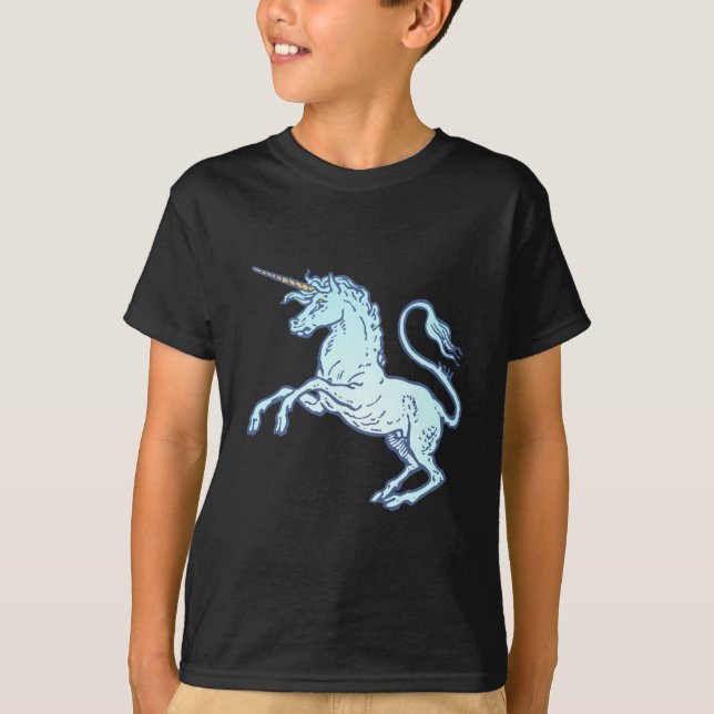 T-shirt Corne une unicorn (Devant)