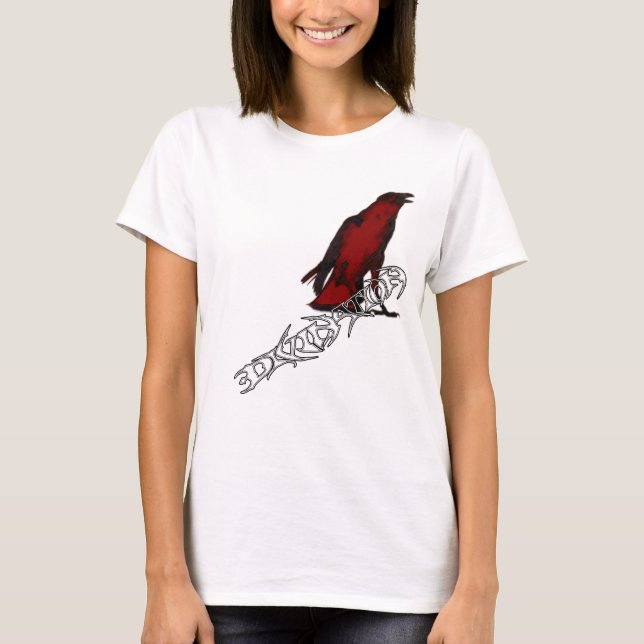 T-shirt corneille - dames (Devant)