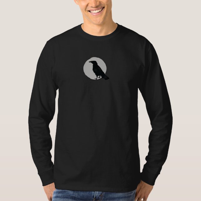 T-shirt corneille en lune (Devant)