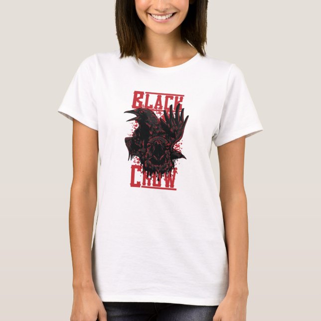 T-shirt Corneille noire (Devant)