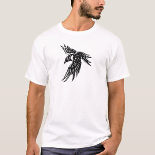 T-shirt Corneille tribale