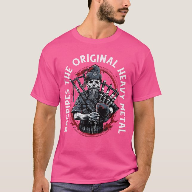 T-shirt Cornemuseur CornemuseMusique Écosse SonCornemuse C (Devant)