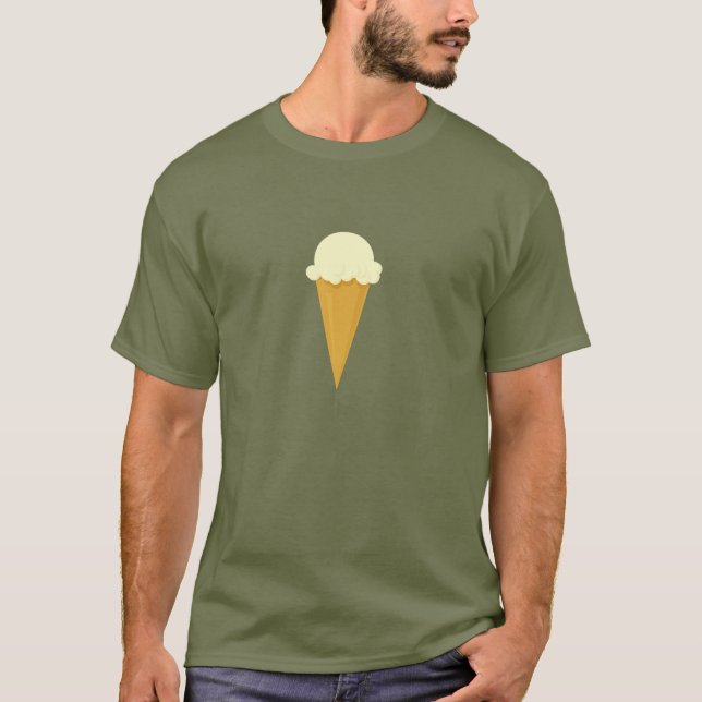 T-shirt Cornet de crème glacée (Devant)