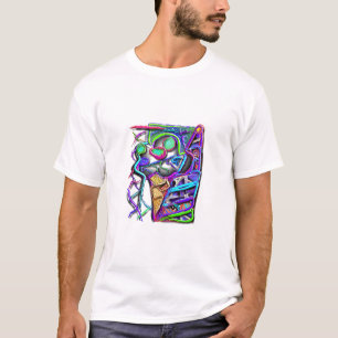 T-shirt cornet de crème glacée fou 1