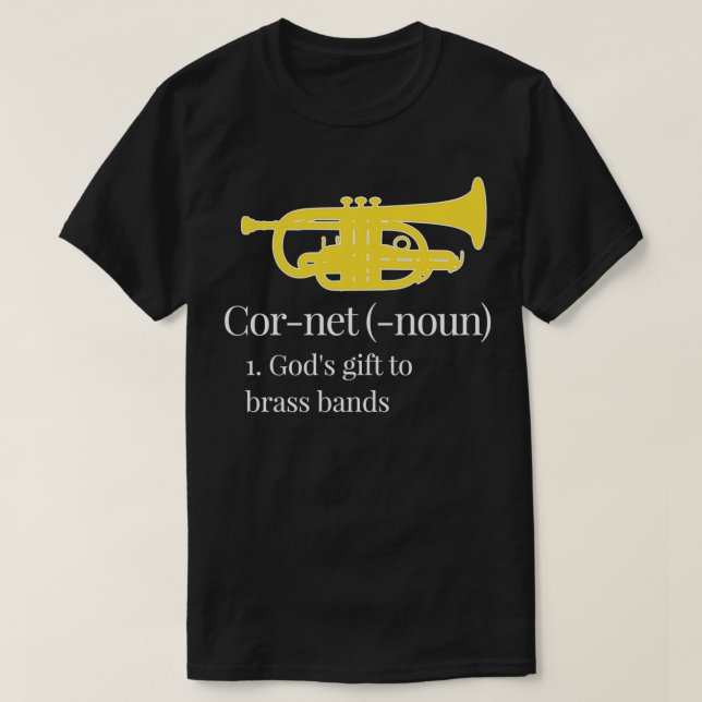 T-shirt Cornet Définition Godx27s cadeau aux groupes de la (Design devant)