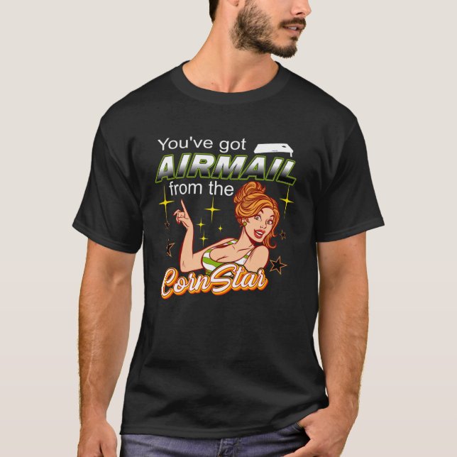 T-shirt Cornhole Airmail Toe comme un patron Cornstar (Devant)