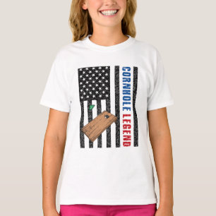 T-shirt Cornhole Legend USA