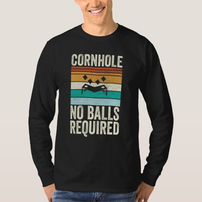 T-shirt Cornhole No Balls Required Bean Bag Toss (Devant)